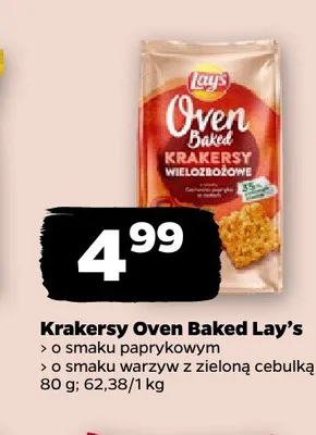 Krakersy Oven Baked Lay's promocja w Netto