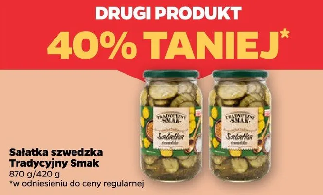 Sałatka szwedzka Tradycyjny Smak promocja w Netto