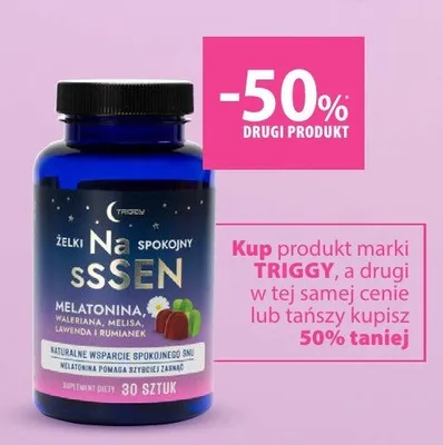 Suplement diety Żelki Na Spokojny Sen Triggy SSSEN promocja w Hebe