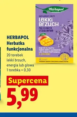 Herbatka funkcjonalna Herbapol Głowa promocja w Lidl
