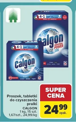 Tabletki do czyszczenia pralki Calgon Power Tabs promocja w Carrefour