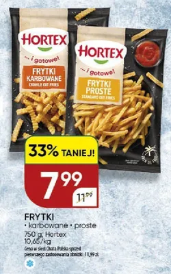 Frytki Hortex karbowane promocja w Chata Polska