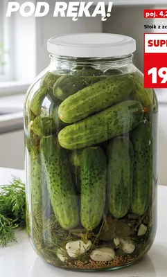 Słoik z zakrętką 4,25 l promocja w Kaufland
