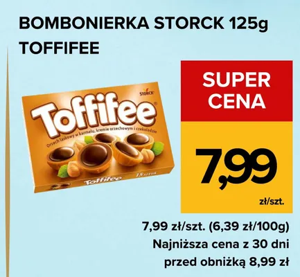 Bombonierka Storck Toffifee promocja w Supeco