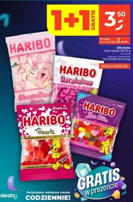 Żelki różne rodzaje promocja w Dealz