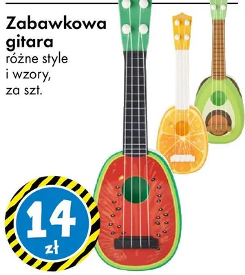 Zabawkowa gitara różne style i wzory promocja w Tedi