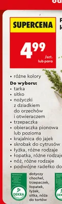 Przybory i akcesoria kuchenne sitko promocja w Biedronka