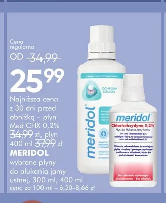 Płyn do płukania jamy ustnej Meridol promocja w Super-Pharm