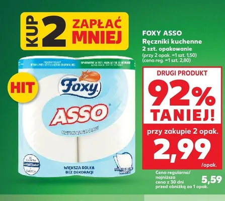 Ręczniki kuchenne Foxy Asso promocja w Kaufland