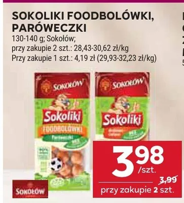 Sokoliki foodbolówki, paróweczki Sokołów promocja w Stokrotka