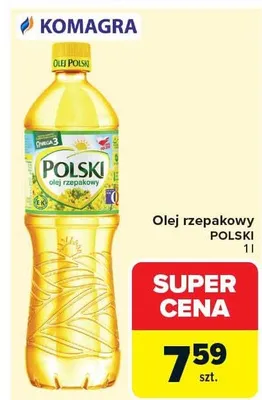 Olej rzepakowy promocja w Carrefour Market