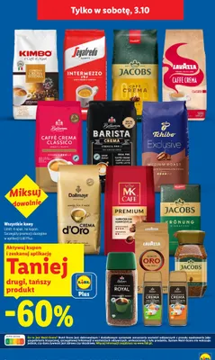 Kawa ziarnista Kimbo Espresso Crema Intensa promocja w Lidl