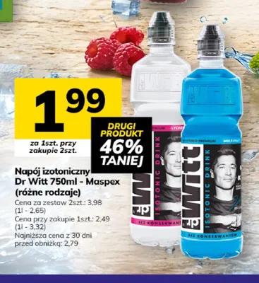 Napój izotoniczny Dr Witt Multifruit promocja w Hitpol