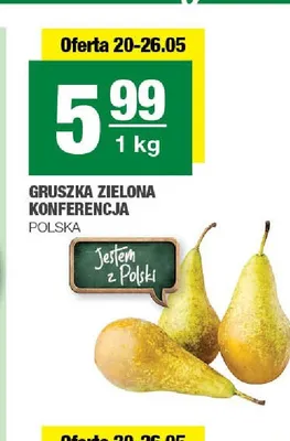 Gruszka zielona Konferencja Polska promocja w SPAR