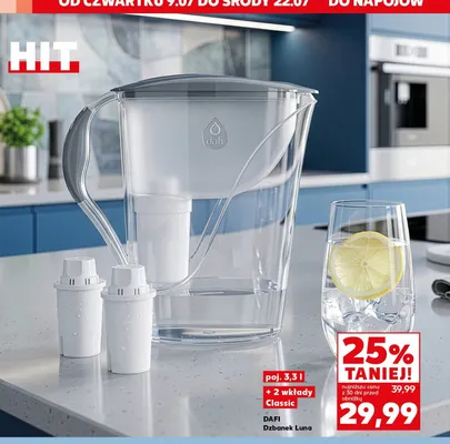 Dzbanek Luna DAFI 3,3 l z 2 wkładami Classic promocja w Kaufland
