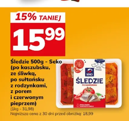 Śledzie Seko promocja w Hitpol
