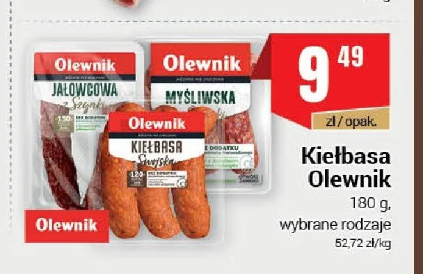 Kiełbasa Olewnik promocja w Premium Nasz Sklep