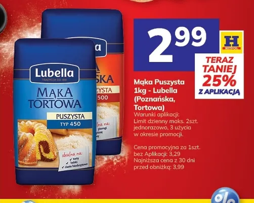 Mąka puszysta poznańska Lubella promocja w Hitpol