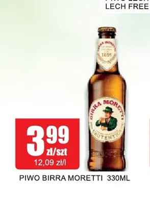 Piwo Birra Moretti promocja w Bingo