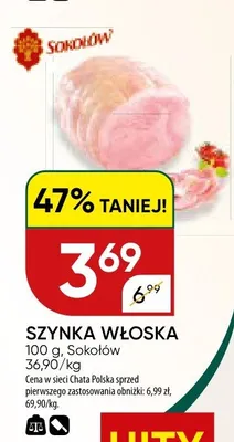 Szynka włoska promocja w Chata Polska