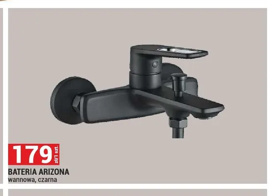 Bateria wannowa Invena Arizona czarna promocja w Merkury Market