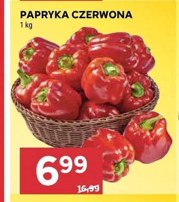 Papryka czerwona promocja w Stokrotka