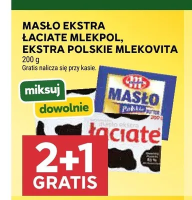 Masło ekstra Polskie Mlekovita promocja w Stokrotka
