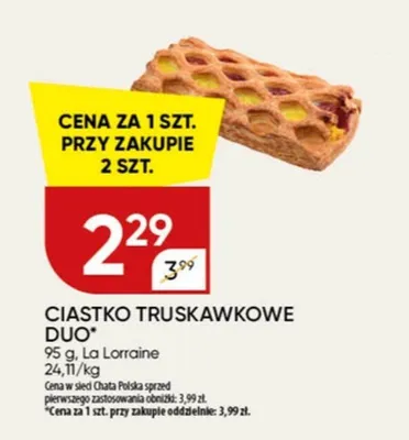Ciastko truskawkowe Duo La Lorraine promocja w Chata Polska