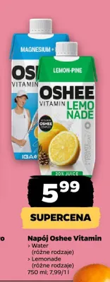 Napój Oshee Vitamin water lemonada promocja w Netto