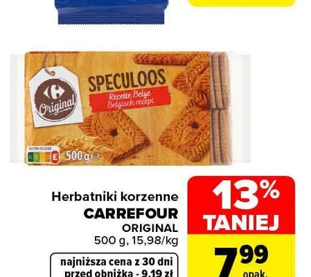 Herbatniki korzenne Carrefour Original promocja w Carrefour