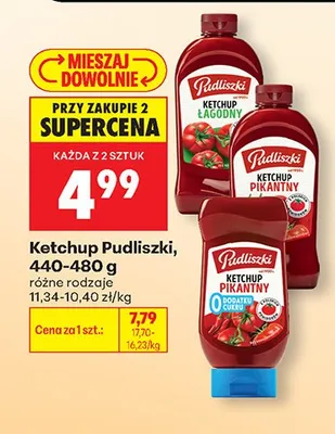 Ketchup łagodny Pudliszki promocja w Biedronka
