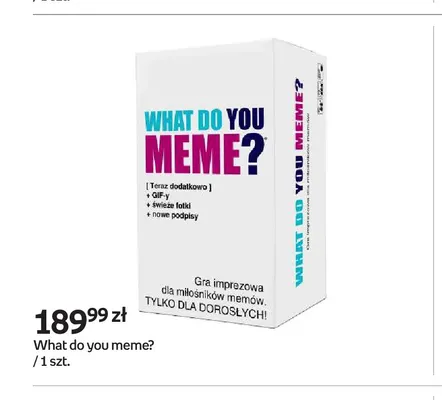 Gra What do you meme? promocja w Empik