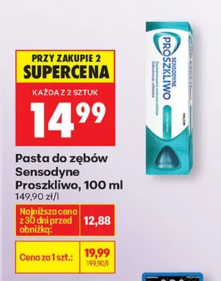 Pasta do zębów Proszliwo promocja w Biedronka