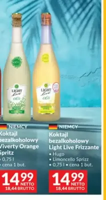 Koktajl bezalkoholowy Light Live Frizzante Limoncello Sprizz promocja w Makro