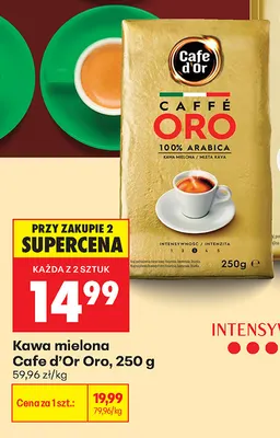 Kawa mielona Cafe d'Or Oro promocja w Biedronka