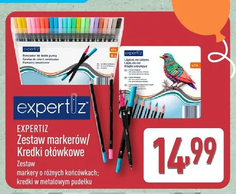 Kredki ołówkowe EXPERTIZ promocja w Aldi