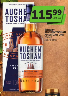 Whisky Auchentoshan American Oak promocja w ABC