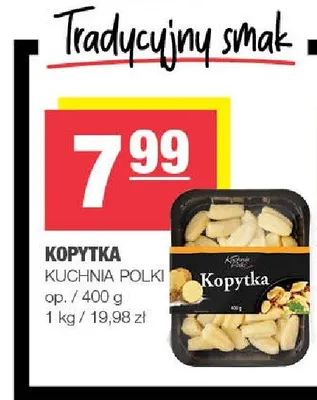 Kopytka Kuchnia Polki promocja w SPAR