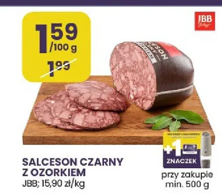 Salceson czarny z ozorkiem promocja w Stokrotka