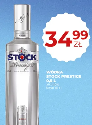 Wódka Stock Prestige promocja w Duży Ben