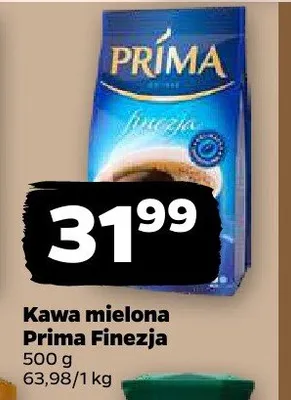 Kawa mielona Prima Finezja promocja w Netto