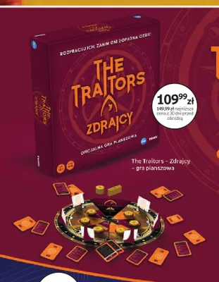 Gra planszowa The Traitors Zdrajcy EPEE promocja w Empik