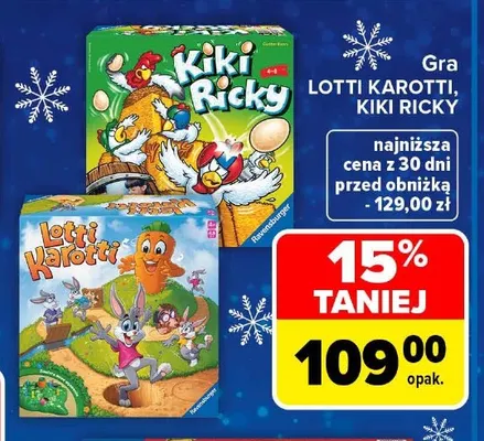 Gra Kiki Ricky Ravensburger promocja w Carrefour