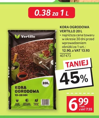Kora ogrodowa Vertillo promocja w Selgros