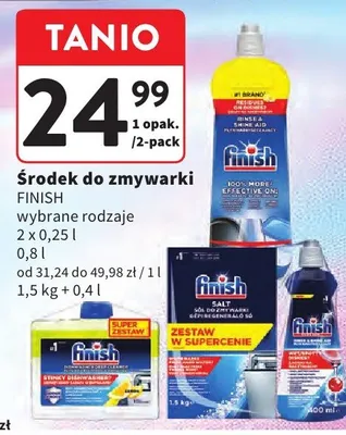 Środek do zmywarki wybrane rodzaje promocja w Intermarche
