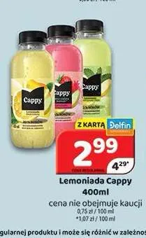 Lemoniada Cappy promocja w Delfin