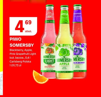 Piwo Somersby Pink Grapefruit Light promocja w Chorten