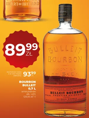 Bourbon Bulleit Frontier Whiskey promocja w Duży Ben