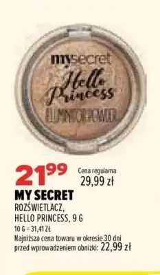 Rozświetlacz Hello Princess My Secret promocja w Drogerie Natura