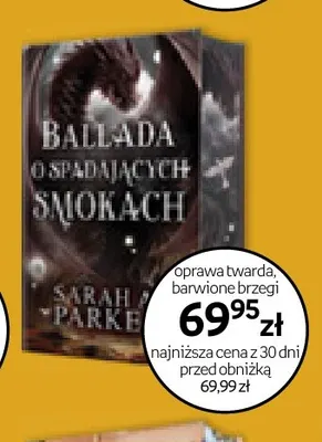 Książka Ballada o spadających smokach Sarah A. Parker promocja w Empik